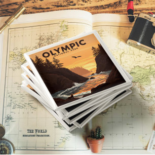 Aimant Parc national olympique vintage