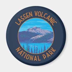 Aimant Parc national volcanique de Lassen Retro perturbé