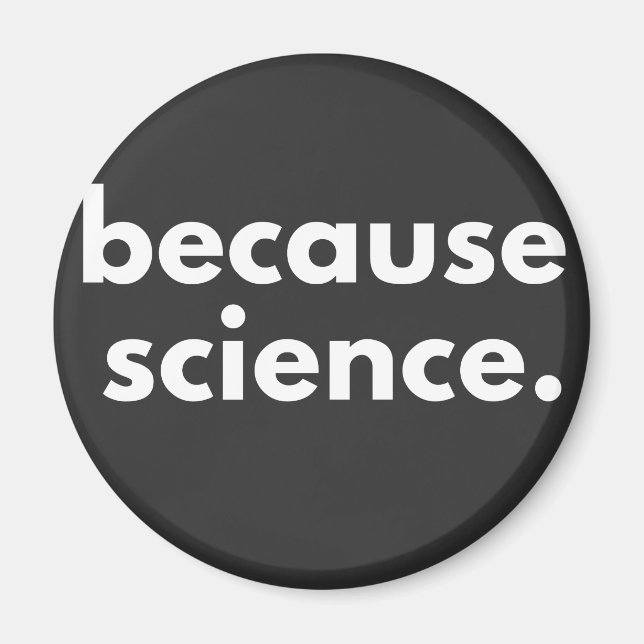 Aimant Parce que la science (Devant)