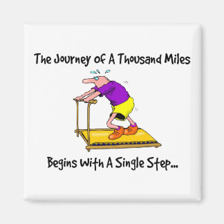 Aimant Parcours De Mille Miles - Motivation Pour L'Exerci