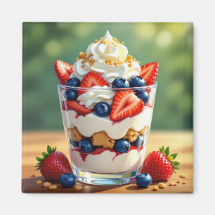 Aimant Parfait de fruits et de yaourt