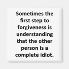 Parfois la première étape