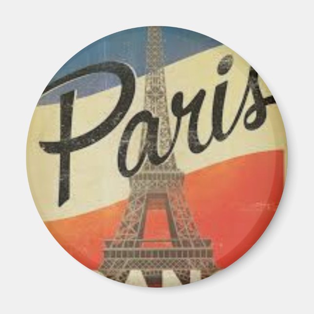 Aimant Paris France Vintage (Devant)