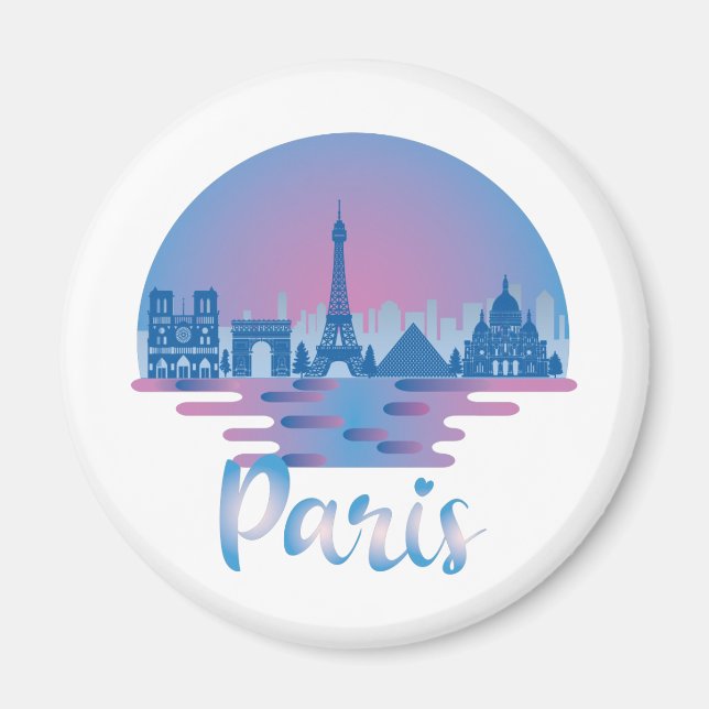 Aimant Paris Skyline (Devant)