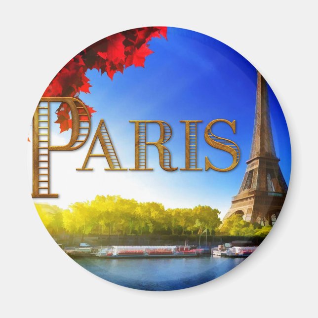 Aimant Paris sur la Seine (Devant)