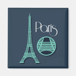 Aimant Paris Teal