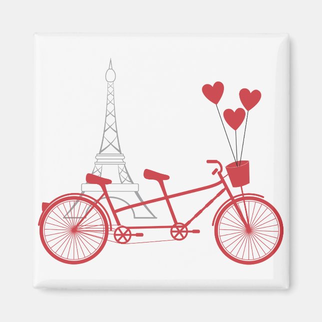 Aimant Paris Vélo (Devant)
