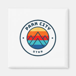 Aimant Park City Utah Ski Snowboard Ski Famille Voyage