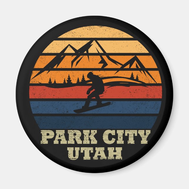 Aimant Park city Utah vintage (Devant)