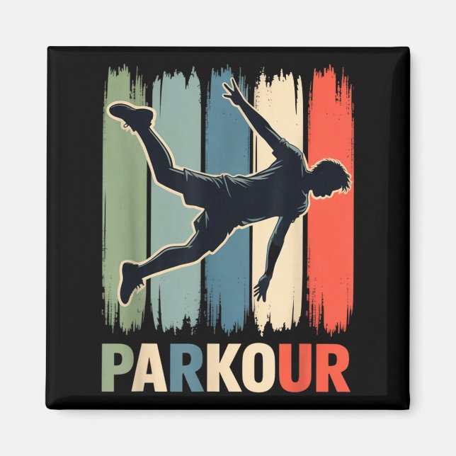 Aimant Parkour, Urban Gymnast, Traceur, Runner  (Devant)