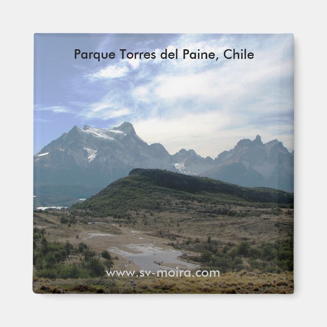 Aimant Parque Torres del Paine, Chili (Devant)