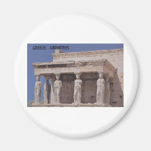 Aimant Parthenon-karyatides de la Grèce Athènes (St.K)