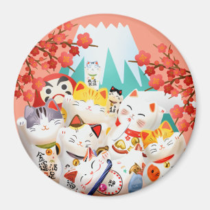 Aimant Parti Manekineko Hanami