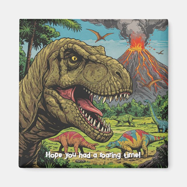 Aimant Parti préhistorique de Dinosaur (Devant)