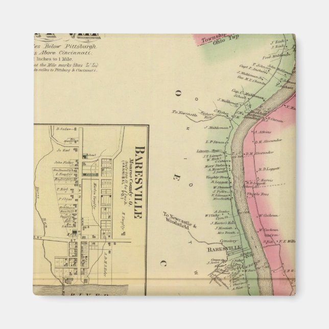 Aimant Partie supérieure de la rivière Ohio et de la vall (Devant)