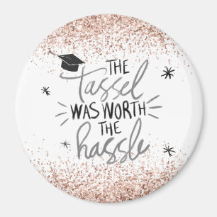 Aimant Parties scintillant rose Tassel vaut la peine d'êt