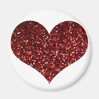 Parties scintillant rouge de coeur brillant Motif