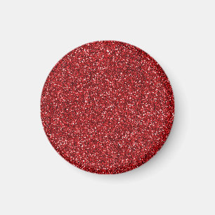 Aimant Parties scintillant rouge Glitz
