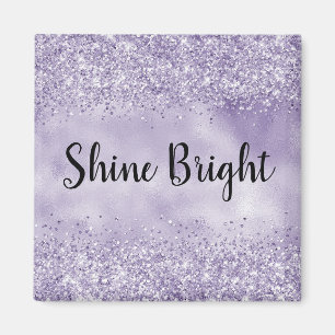Aimant Parties scintillant violette brillante
