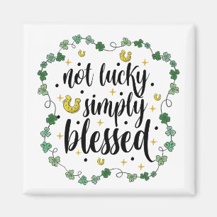 Aimant Pas chanceux simplement béni St Patrick's Day