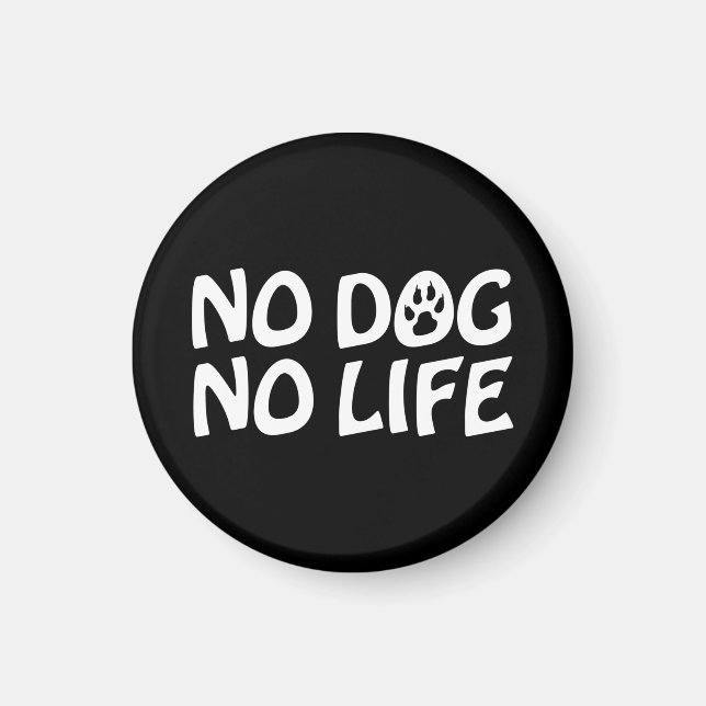 AIMANT PAS DE CHIEN PAS DE VIE (Devant)