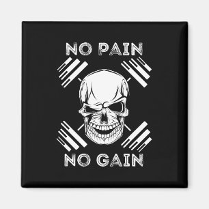 Aimant Pas de douleur, pas de gain - Salle de sport de mu