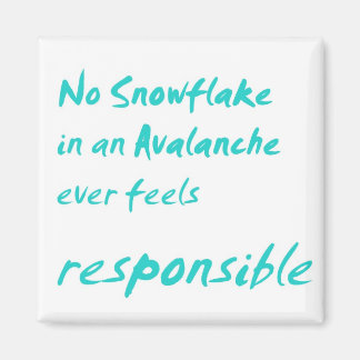 Aimant Pas de flocons de neige dans une avalanche ...