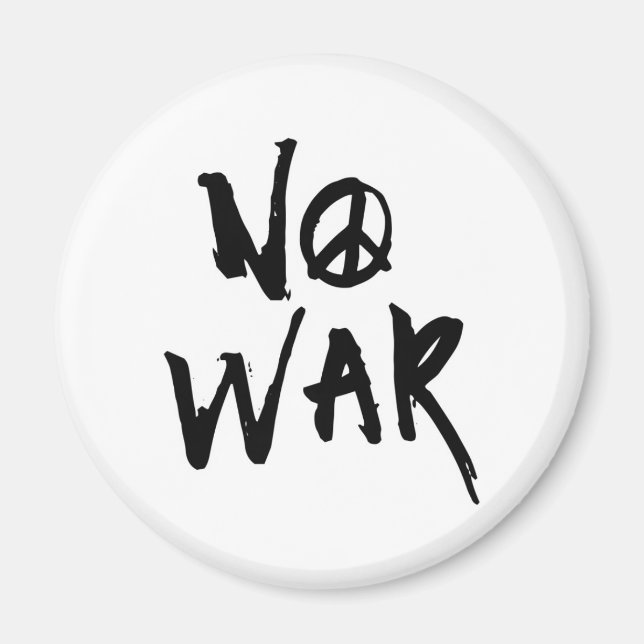 Aimant Pas de guerre (Devant)