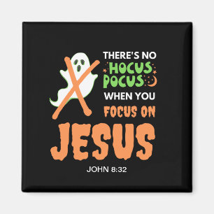 Aimant PAS DE HOCUS POCUS Christian Halloween
