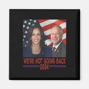 Aimant Pas de retour Kamala Harris Tim Walz