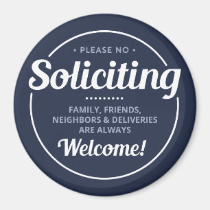 Aimant Pas de sollicitation (modifiable) Entrée avant