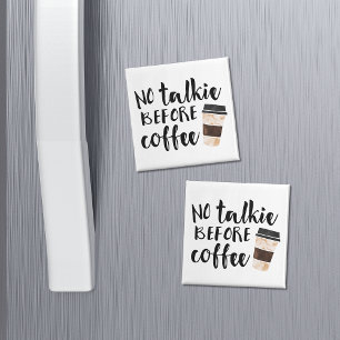 Aimant Pas de tarte avant Humour café