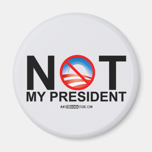 Aimant Pas mon président (Devant)
