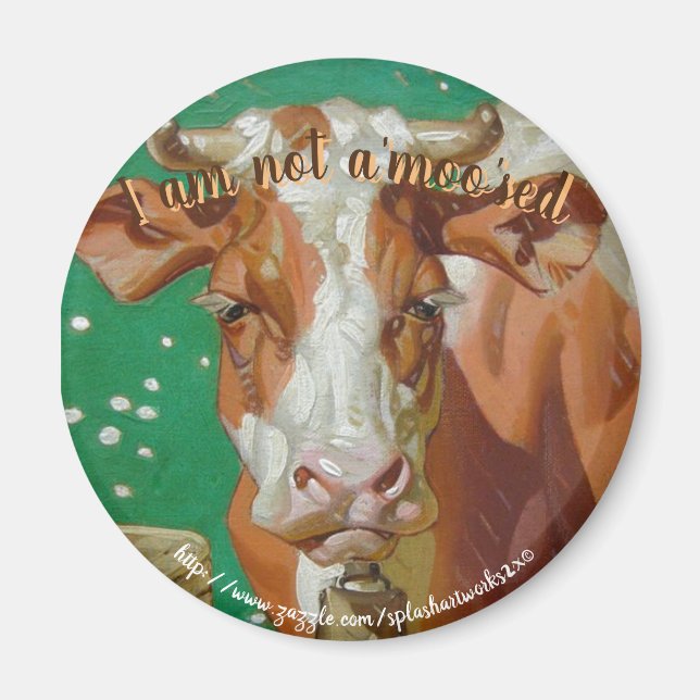 Aimant "Pas un MOOsed" (Devant)