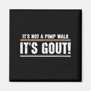 Aimant Pas une promenade Goutte Drôle Vieil Homme Humour