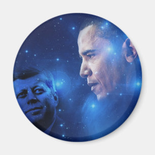Aimant Passage de la flamme, John F. Kennedy Barack Obama