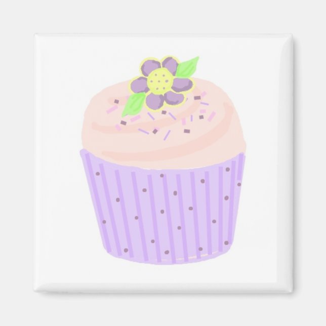 Aimant Pastel Cupcake (Devant)