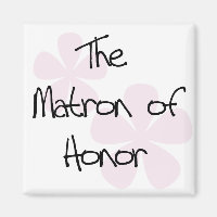 Pastel Fleurs roses Matron d'honneur