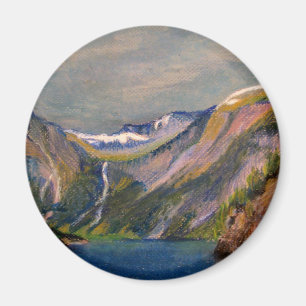 Aimant Pastel norvégien de pétrole de fjord