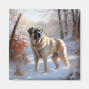Aimant Pasteur Anatolien Laisser Neige Noël