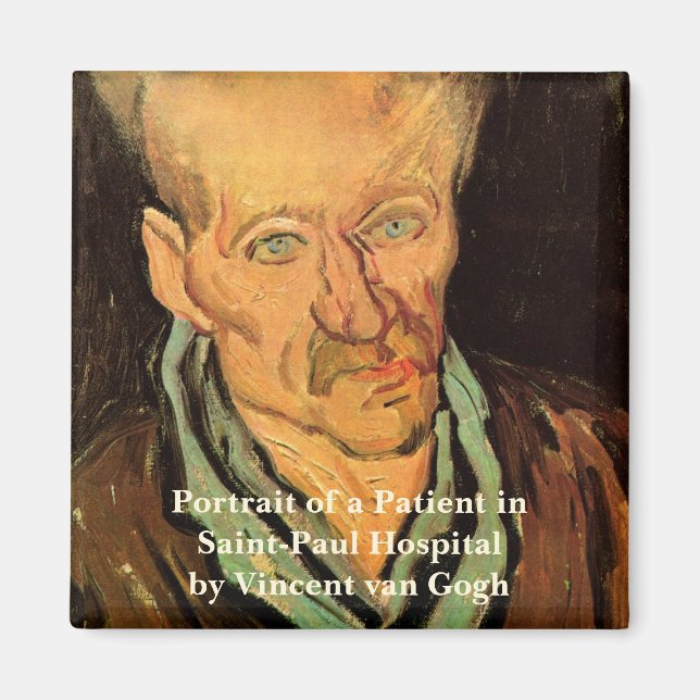 Aimant Patient à l'hôpital Saint-Paul par Vincent van Gog (Devant)