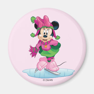 Aimant Patinage sur glace Minnie