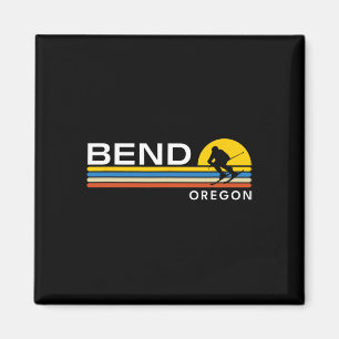 Aimant Patiner Oregon Ski Vintage Retro Souvenirs