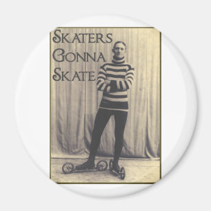 Aimant Patineurs allant patiner…