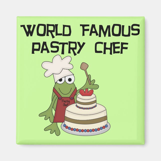 Aimant Pâtisserie de grenouille Tshirts et cadeaux (Devant)