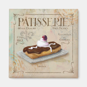 Aimant Patisserie Eclair aimnet