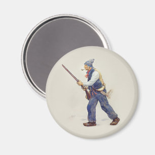 Aimant Patriote Québec Rébellion 1837-1838 Henri Julien