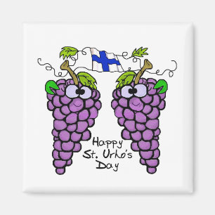 Aimant patriotique de raisins finlandais