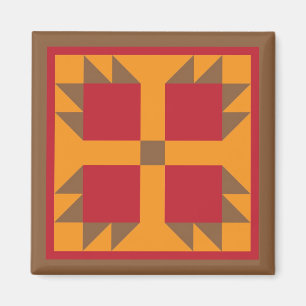 Aimant - patte d'ours (couleurs de chute)