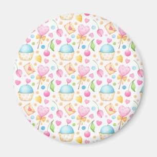 Aimant Patters de Hearts and Muffins